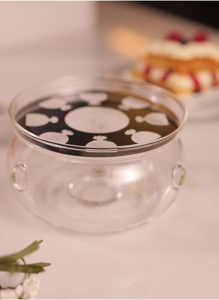 Teapot Warmer (Universal Size) - Handcrafted with Heat Proof Borosilicate Clear Glass