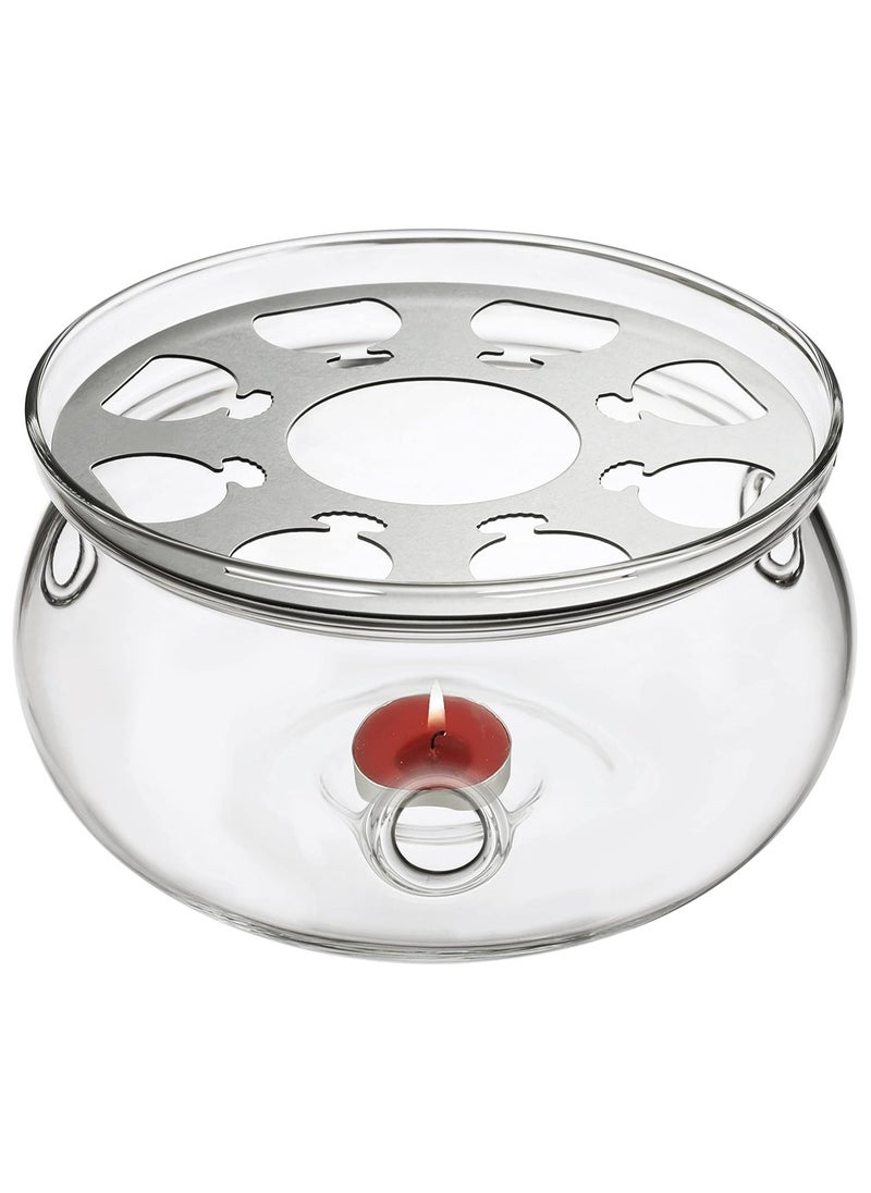 Teapot Warmer (Universal Size) - Handcrafted with Heat Proof Borosilicate Clear Glass