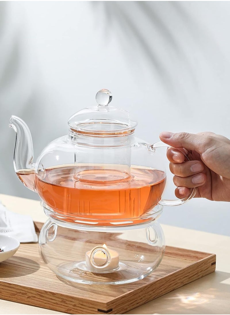 Teapot Warmer (Universal Size) - Handcrafted with Heat Proof Borosilicate Clear Glass
