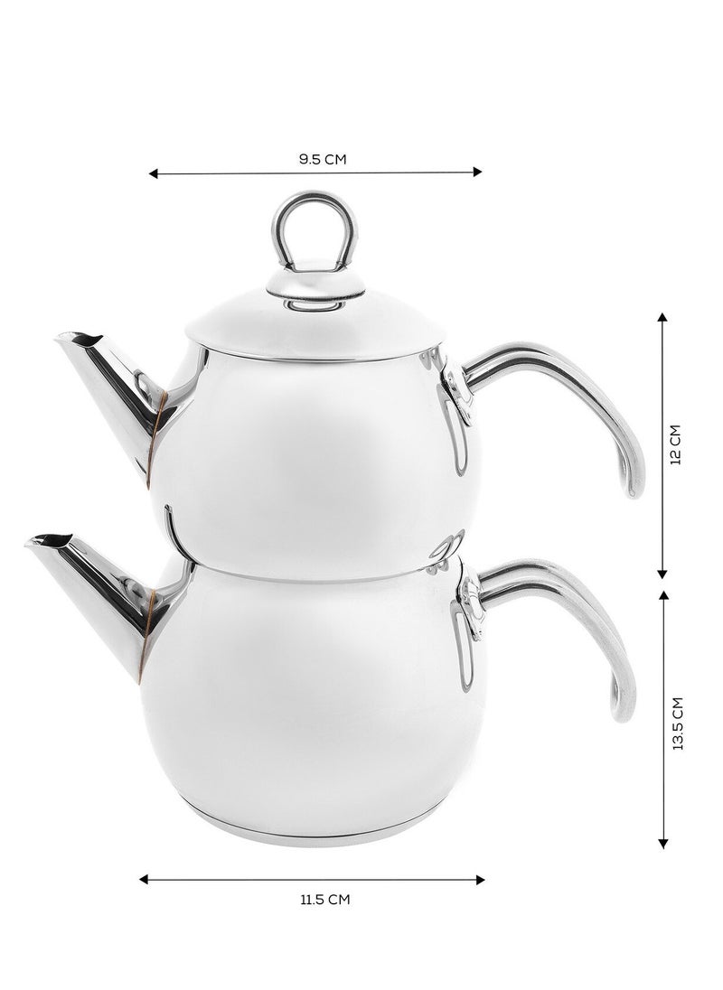 Stainless Steel Turkish Teapot Induction Base