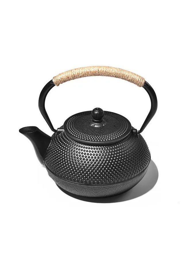 Cast Iron Teapot Japanese Style Kettle Tea Kettle Tea Strainer with Strainer 600 ml