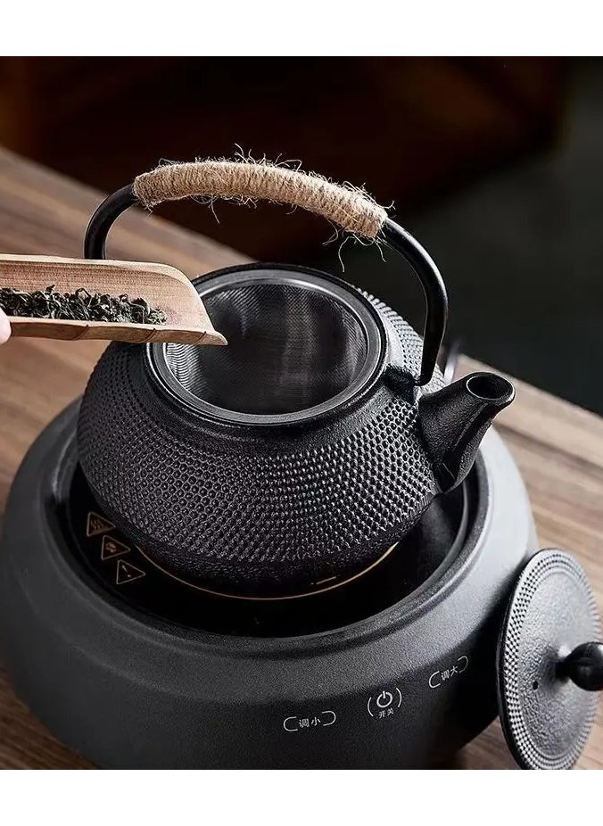 Cast Iron Teapot Japanese Style Kettle Tea Kettle Tea Strainer with Strainer 600 ml
