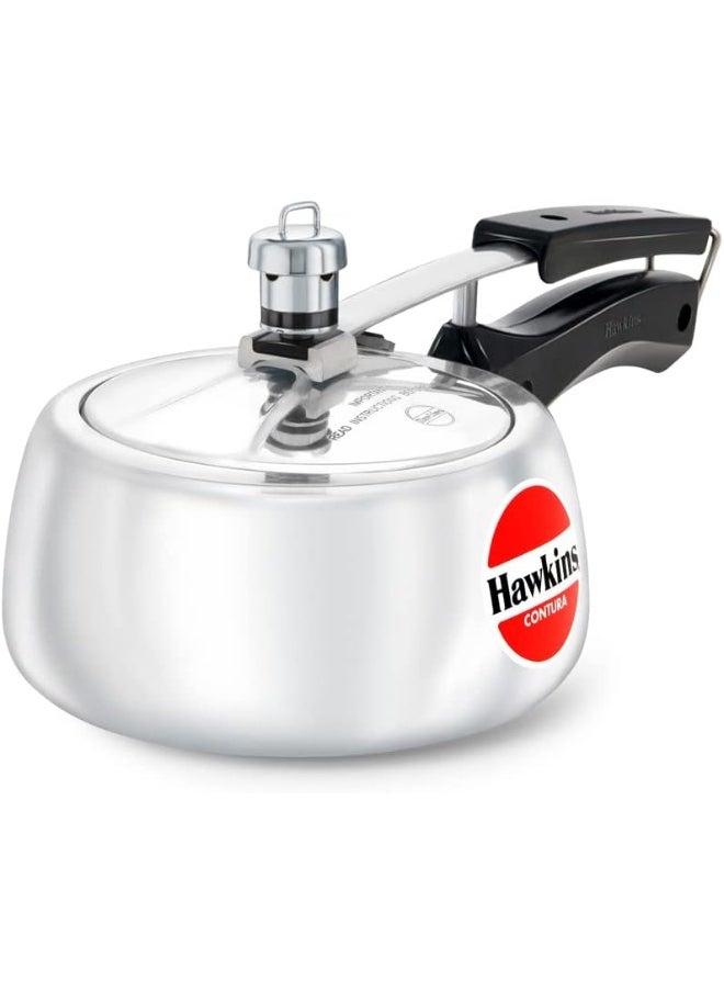 1.5Liters Contura Aluminium Inner Lid Pressure Cooker 1.5 Litre Silver Hc15 1.5 Liter Silver