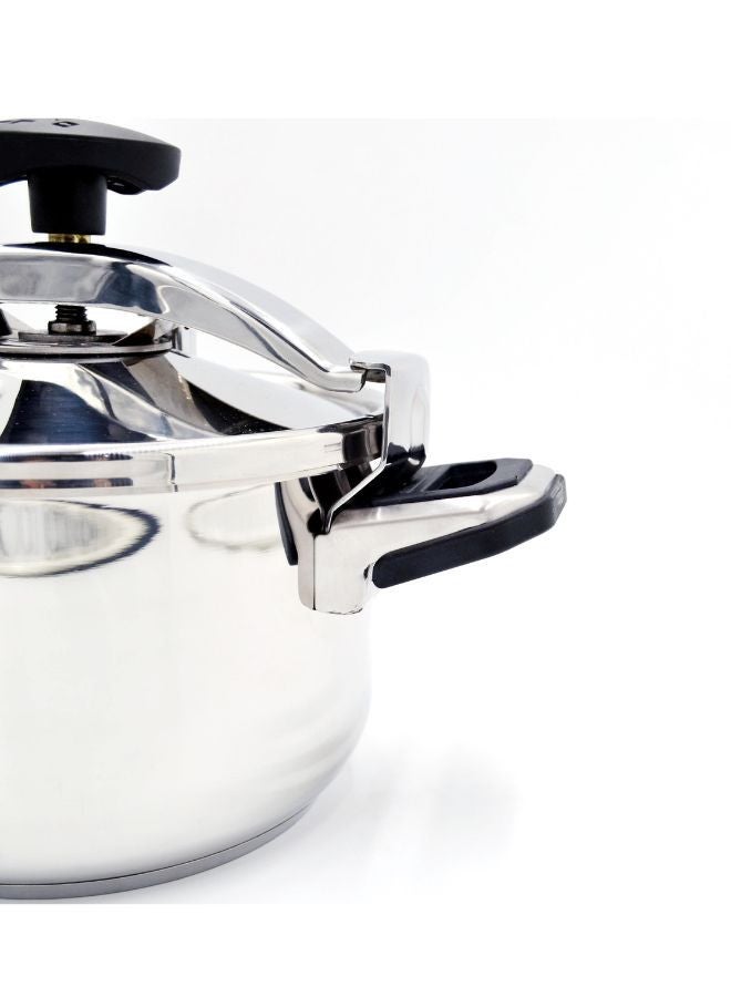 Korkmaz Pressa Stainless Steel Pressure Cooker 13L | Aluminium Capsul Base Turkish Pressure Cooker with Heavy Lid | Induction Base Cooker Stainless Steel