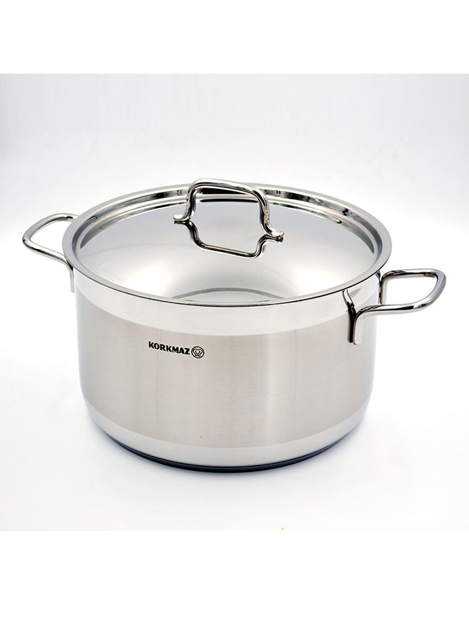 Alfa Stainless Steel Casserole Pot 11.0 l Silver 30x15 cmcm