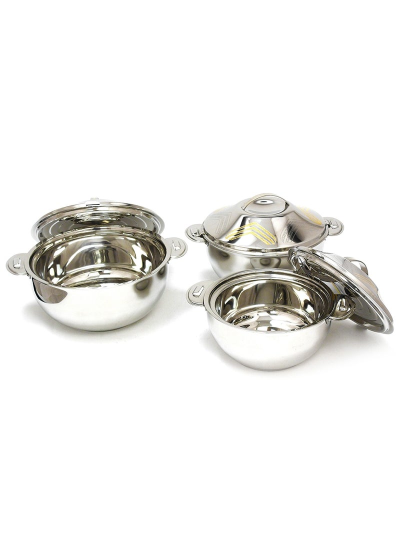 Sofi Stainless Steel Premium 3pc Hotpot Set 2.5L,3.5L,5.0L