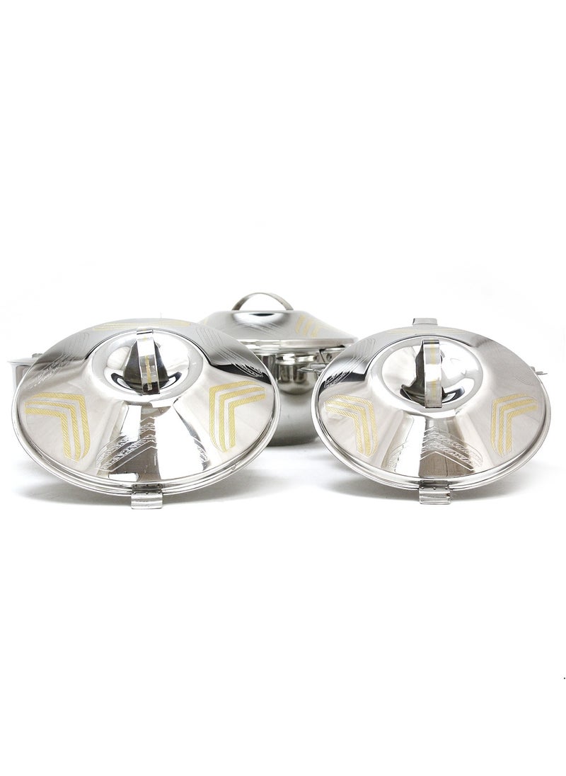 Sofi Stainless Steel Premium 3pc Hotpot Set 1.5L,2.5L,3.5L