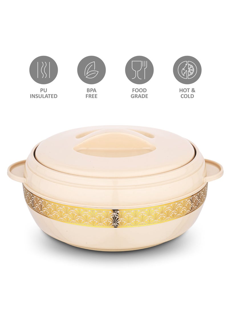 Dream Stainless Steel Insulated Casserole Beige 5000ML