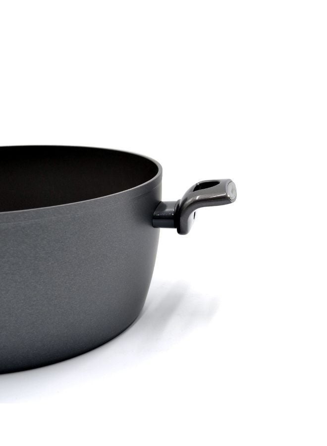 Korkmaz Nora Ceramic Casserole | Non Stick Stock Pot Grey