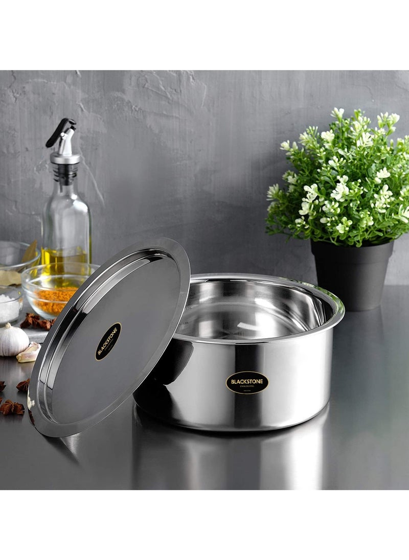 Stainless Steel Tope Set with Lid Stainless Steel Pot Cookware Tope Set 28cm - 7000ml