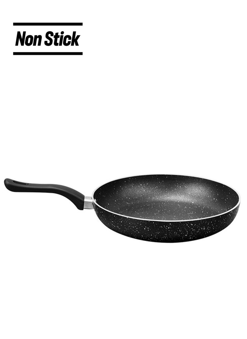 Sonex Non Stick Classic Frying Pan in Black, Dia 28, Capacity 2.5 Ltr,Depth 4.5 cm, Never Stick Granite Coating With Heat Resistant Handle,Ideal For Quick Frying And Sauteing,PFOA Free Healthy Cooking