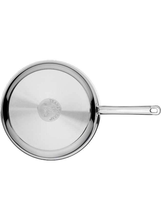 Frying Pan Uncoated  20Cm Profi Made In Germany Pouring Rim Stainless Steel Handle Stainless Steel Suitable For Induction Dishwasher Safe