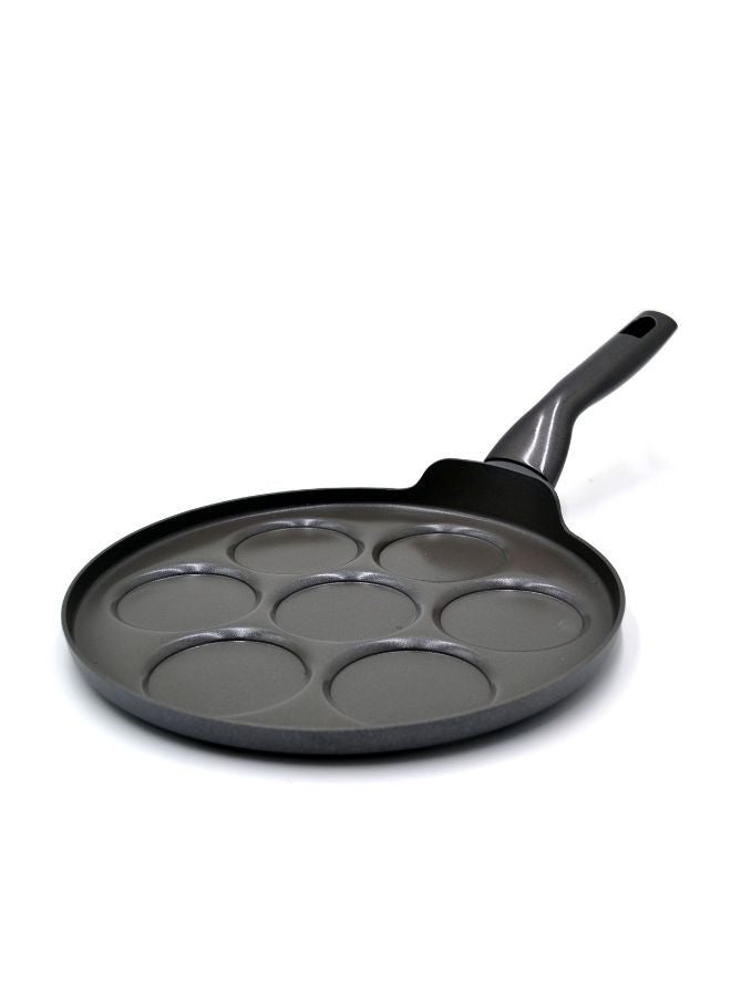 Korkmaz Pancake Maker Pans | Ceramic Pankek Tava | A3937 - 20x4 cm / 1.0 lt Grey