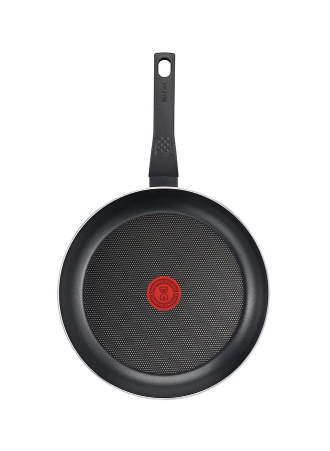 TEFAL EASY COOK AND CLEAN | Frypan 32 cm | easy clean | non stick coating | thermo signal™ heat indicator diffusion base healthy safe cookware Made in France | 2 Years Warranty | B5540802 Black Coffee Ultra