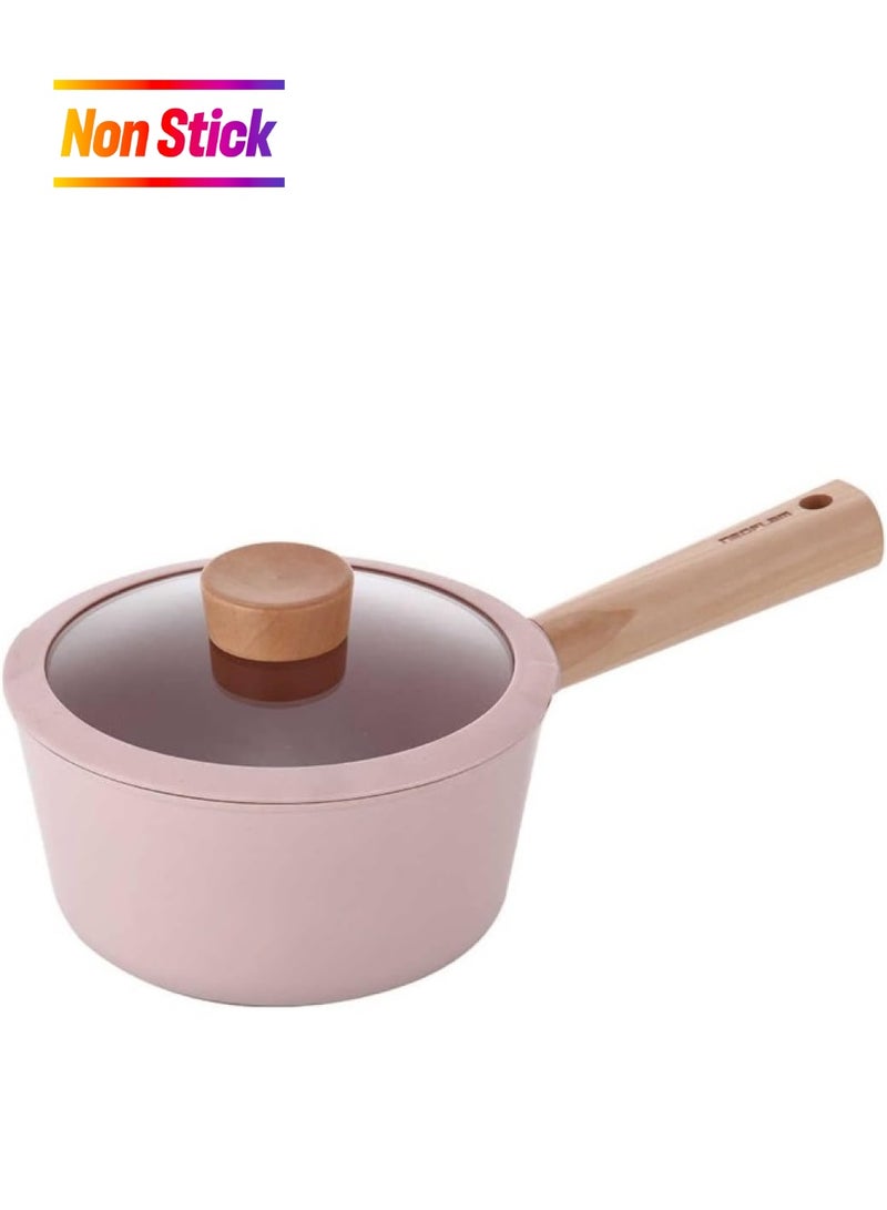 Fika Blossom Saucepan With Glass Lid 18 Cm Blossom Pink 18 cm