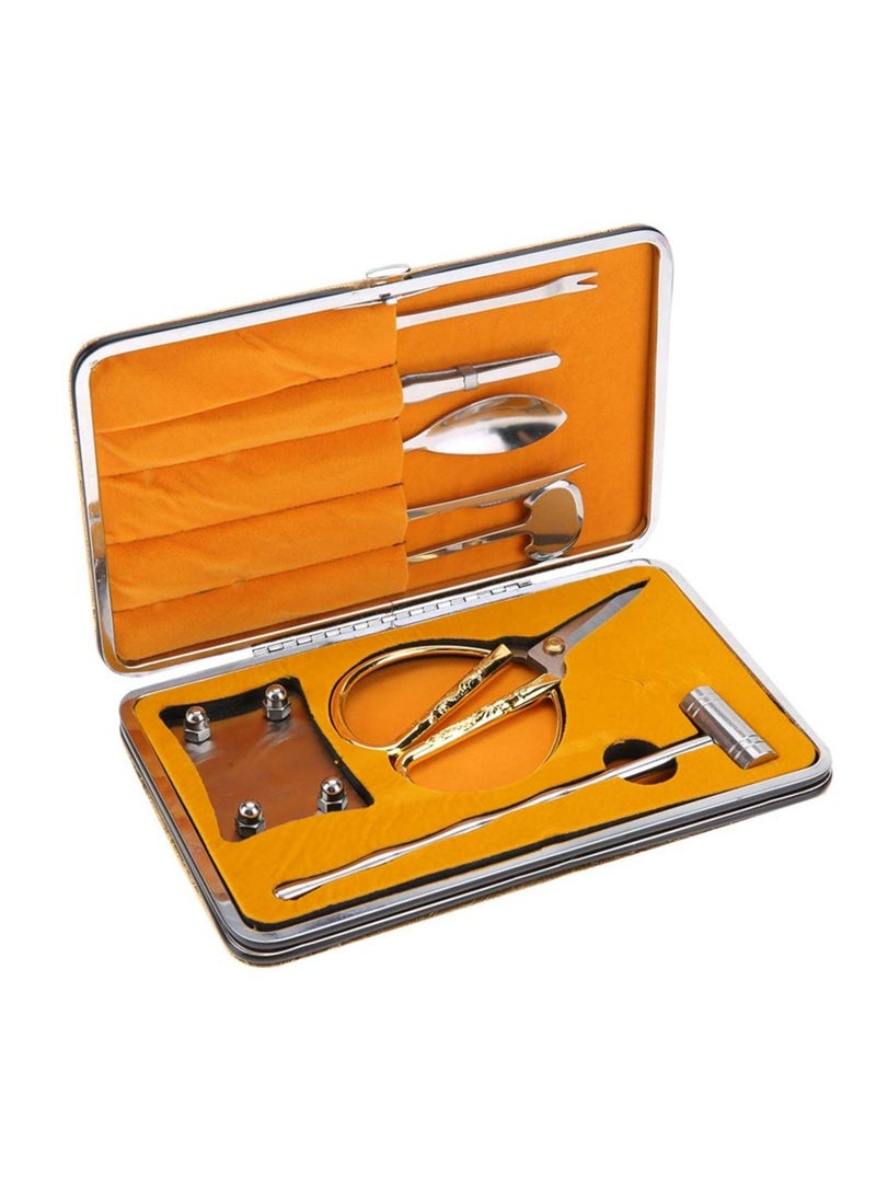 SYOSI Seafood Tool Set, 8 Pcs Lobster and Crab Opener Tools, Stainless Steel Seafood Scissors Claw Forks Picks Set for Lobster, Crab, Shellfish and Oyster