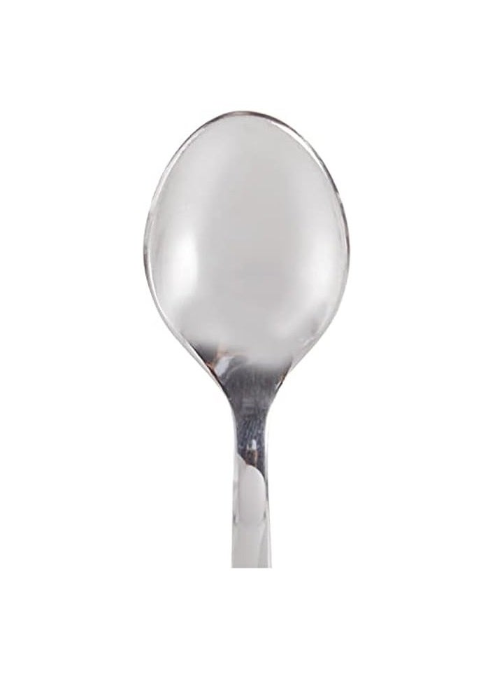 6 Pc Tea Spoon Set, Stainless Steel Teaspoons, Rf10066, Tea Or Coffee Stirring Spoons, Yogurt Spoon, Dessert Spoon - Dishwasher Safe & Stain Resistant