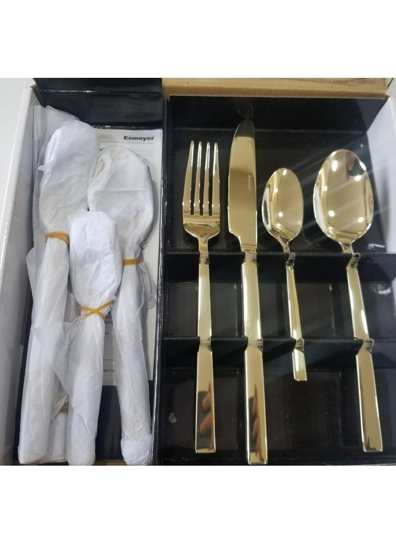 golden spoon ,set 16 pcs  elegant look