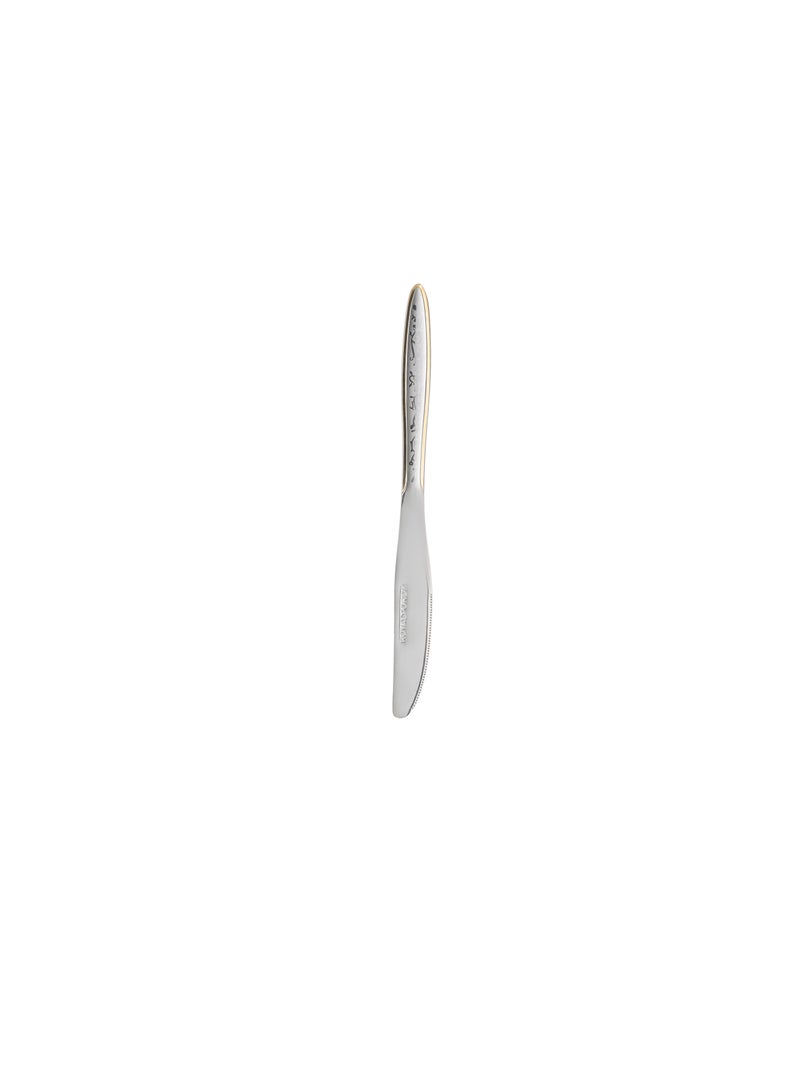 Royalford 2-piece Stainless Steel Table Knife- RF12553/ 23 cm, Stylish and Light-Weight Silver