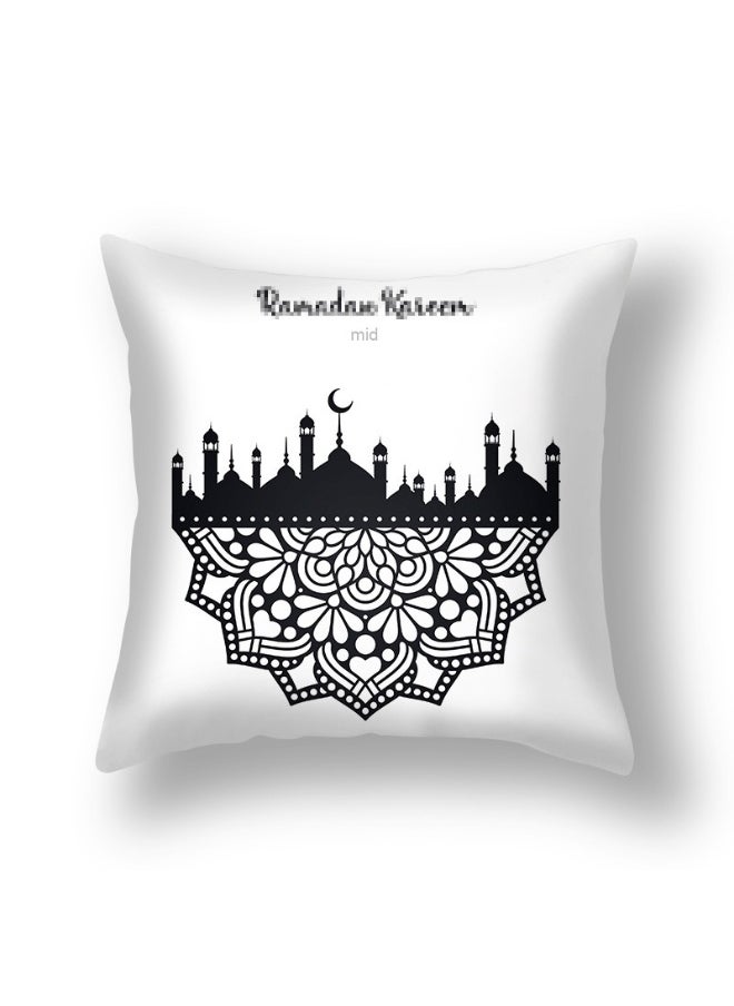 1PCS Decorative Pillow Covers, 45x45 cm Square Star Moon Throw Pillow Cases Palace Cushion Case Covers for Ramadan Couch Sofa Home Car Decoration