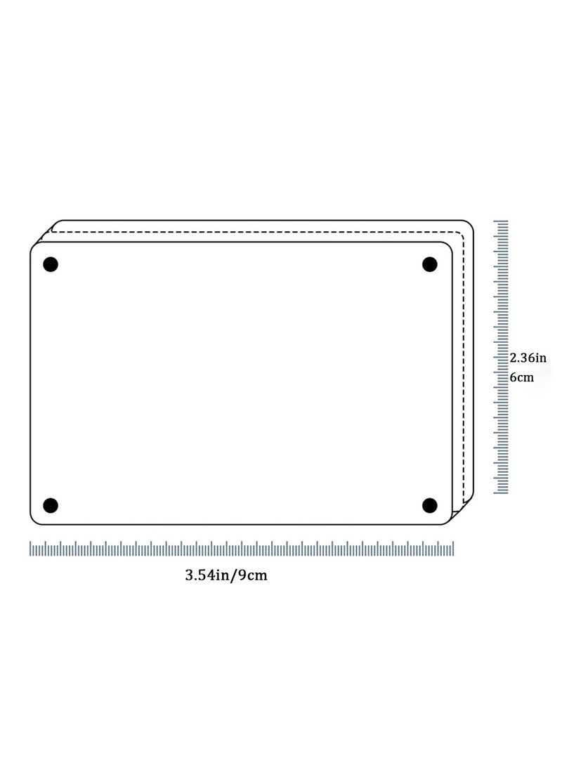 Acrylic Fridge Magnetic Photo Frame, Acrylic Picture Frame, Magnet Double Sided Refrigerator Mini Picture Frame Clear Picture Display Frame 2.36 x 3.54 Inch