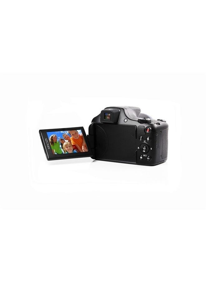 Pro Shot 20 Mega Pixel HD Digital Camera with 67X Optical Zoom, Full 1080P HD Video & 16GB SD Card, Black