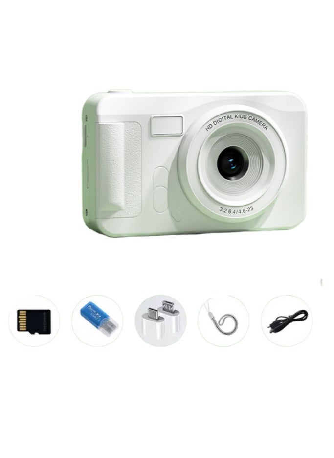 Camera 2.4 inch HD camera portable camera 64g memory white children's camera point and shoot camera