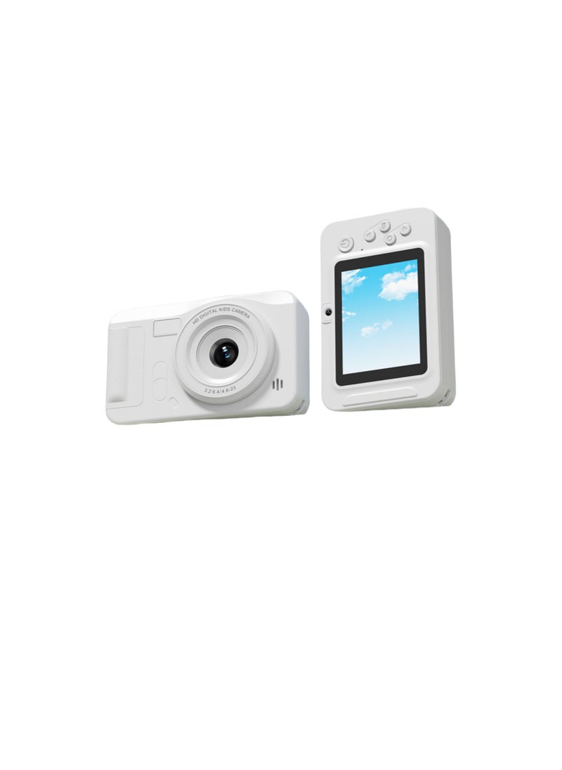 Camera 2.4 inch HD camera portable camera 64g memory white children's camera point and shoot camera