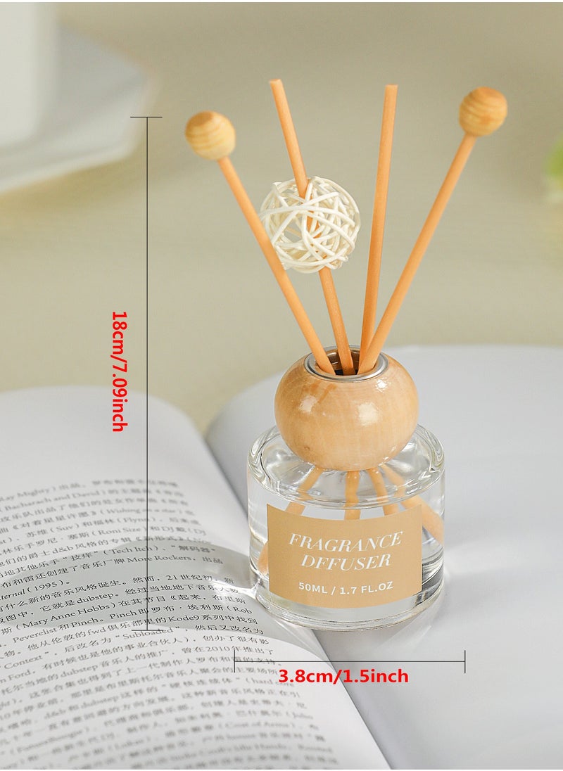 3 Packs Reed Diffuser Combo - Provence Lavender | Australian Sweet Orange | Grasse Vanilla | 50 ml 1.7 oz | Aromatherapy Air Freshener Fragrance Home Fragrance, Oil Diffuser