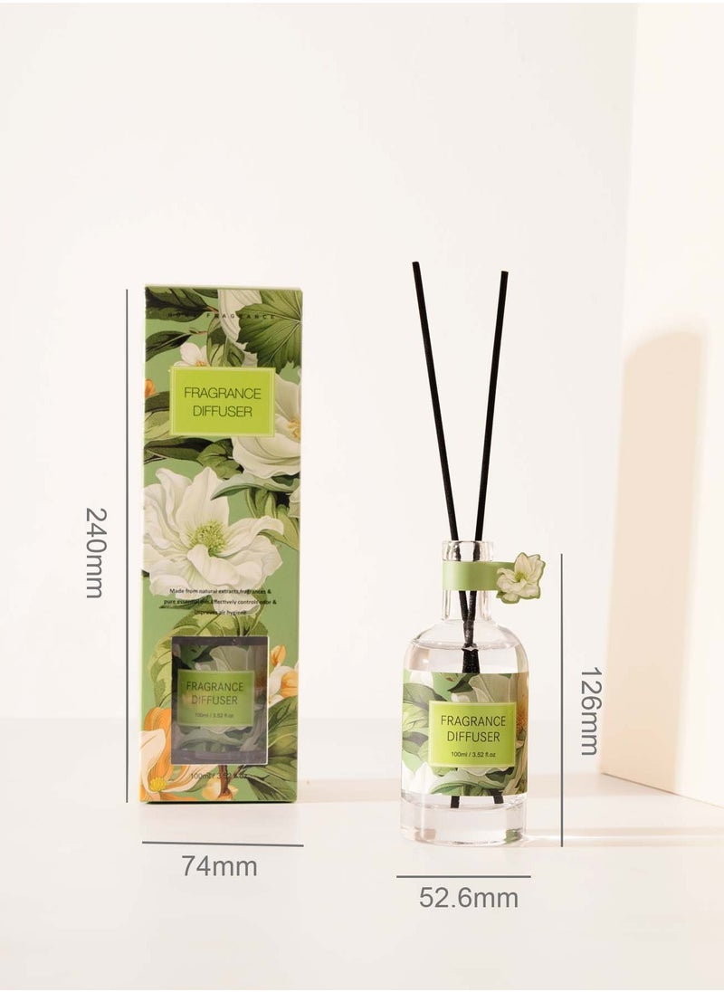 3 Packs Reed Diffuser Combo - Gardenia | 100 ml 3.4 oz | Aromatherapy Air Freshener Fragrance Home Fragrance, Oil Diffuser