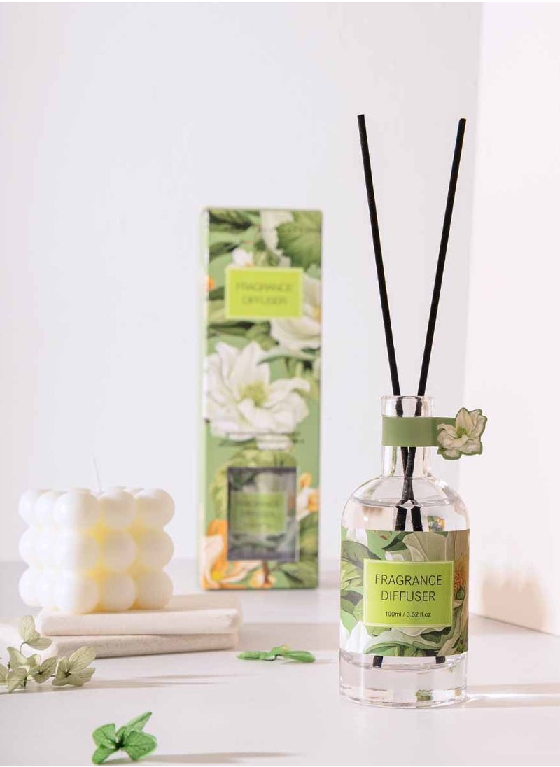 3 Packs Reed Diffuser Combo - Gardenia | 100 ml 3.4 oz | Aromatherapy Air Freshener Fragrance Home Fragrance, Oil Diffuser