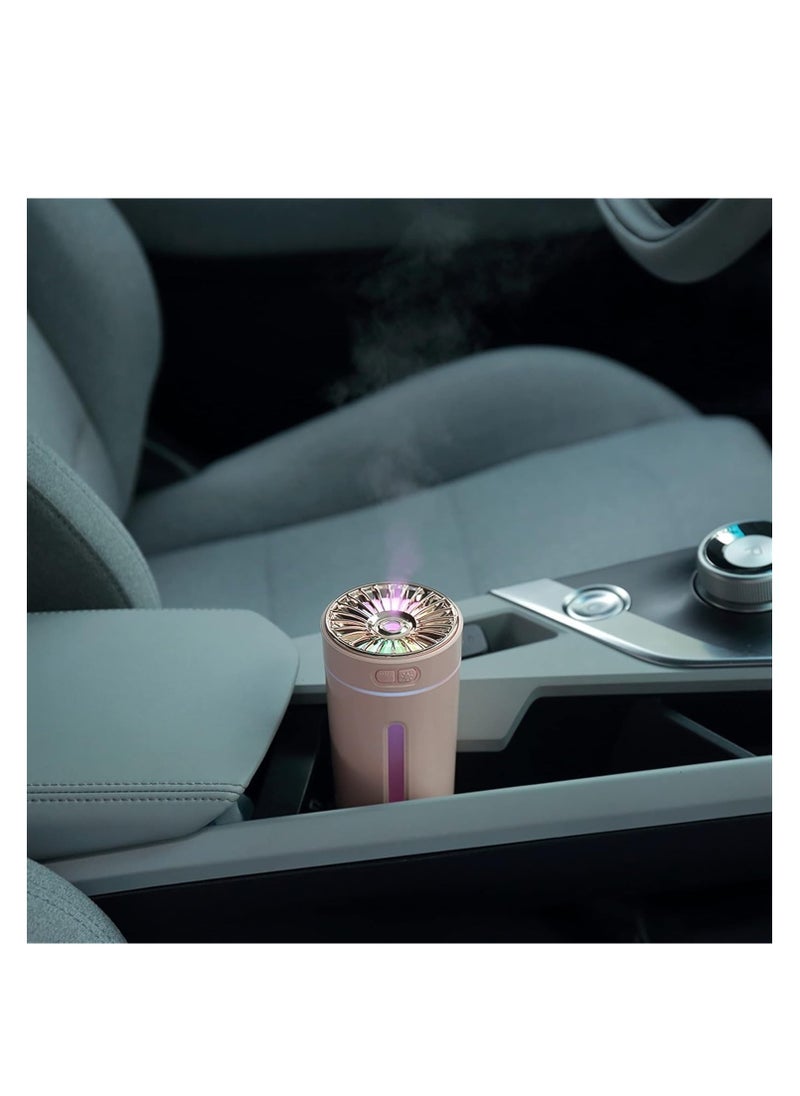 Car Humidifier Air freshner,Cool Mist Humidifier, Ultra Quiet Humidifiers with Auto Shut-Off Function and Two Spray Modes, and Night Light Function, USB Air Humidifier,for Car home office.