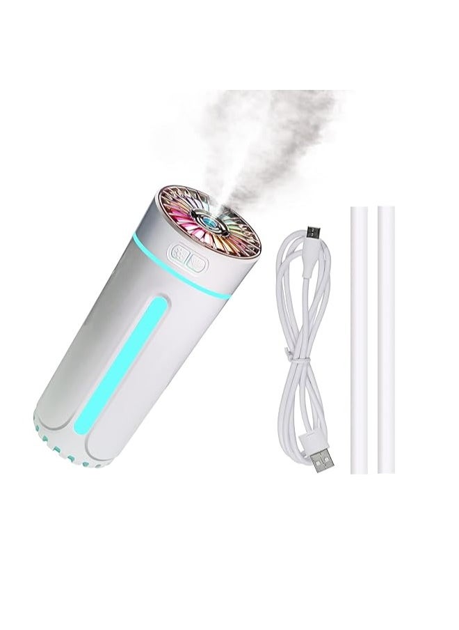 Car Humidifier Air freshner,Cool Mist Humidifier, Ultra Quiet Humidifiers with Auto Shut-Off Function and Two Spray Modes, and Night Light Function, USB Air Humidifier,for Car home office.