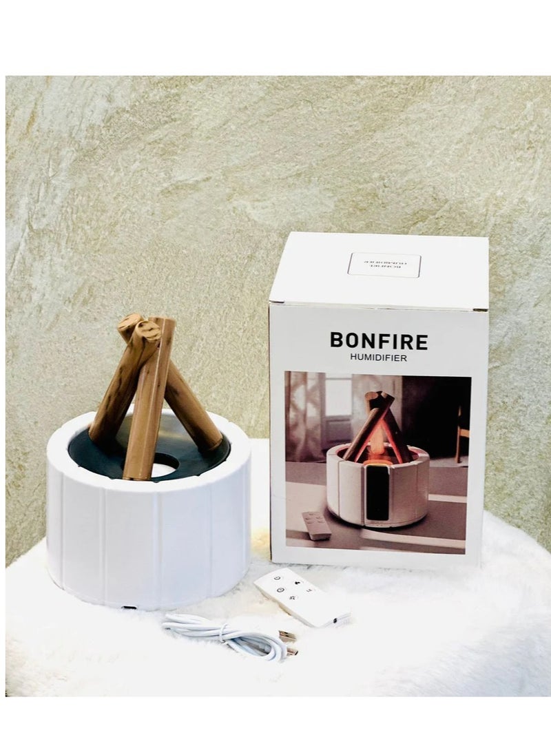 PGT-STORE Oil Diffusers,Aromatherapy Diffuser, Bonfire Flame Style/ Humidifier /Mist Mode, Waterless Auto Off Air Diffuser for Home/ Office/ Room/Minimalist/ Modern ‎21.6 *16 *15.6 cm/1 PC