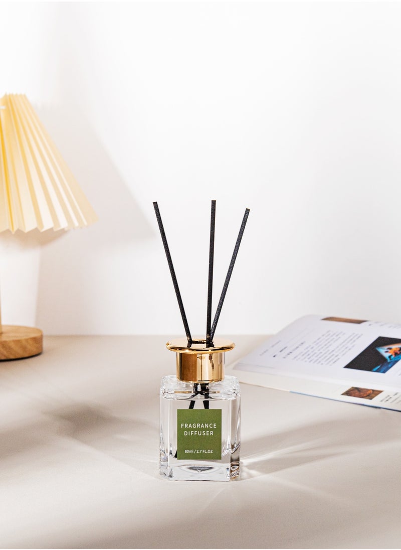 4 Packs Reed Diffuser Set - Shangri-La | Little Iris | RedCurrant | Sandalwood | 80 ml 2.7 oz | Aromatherapy Air Freshener Fragrance Home Fragrance, Oil Diffuser