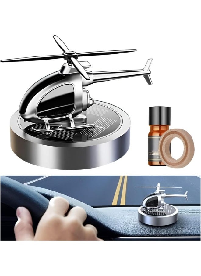 Helicopter Solar Car Perfume Car Aromatherapy Interior Car Decoration Deodorant Air Freshness Long Lasting Decoration Scent