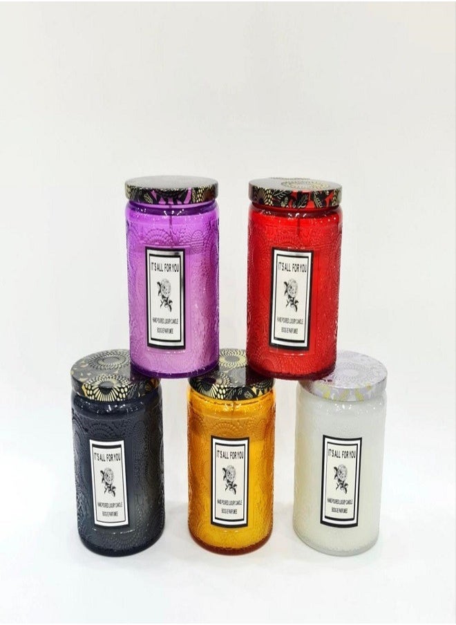 Luxury Scented Candles Gift Set (pack of 5)