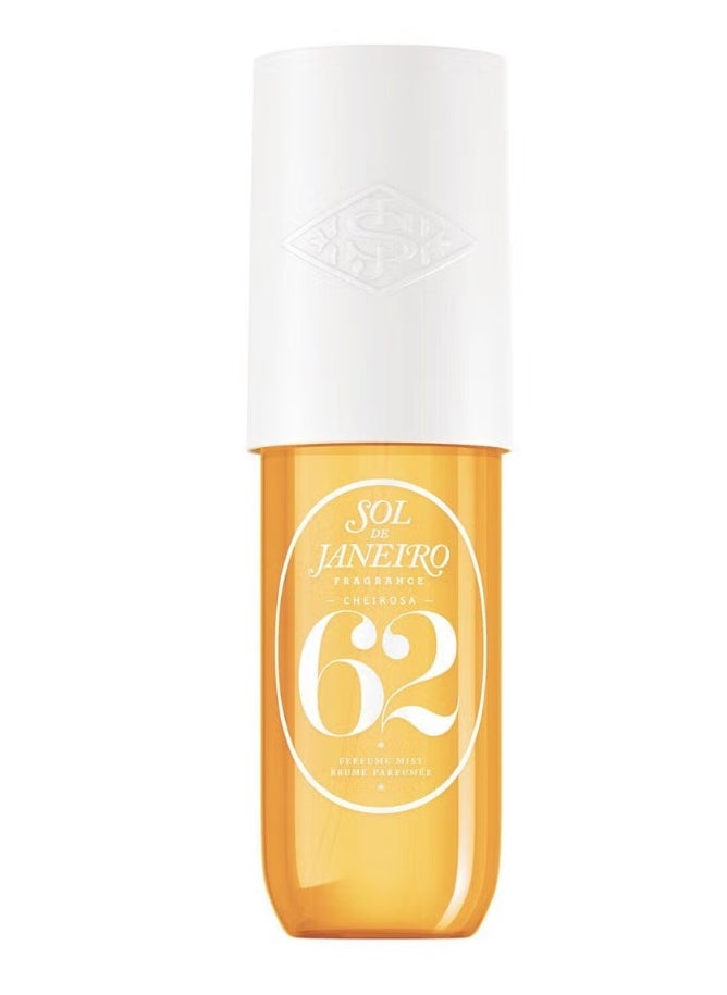 Sol de Janeiro Brazilian Crush Cheirosa 62 Hair & Body Fragrance Mist - 90ml | Iconic Warm & Sweet Gourmand Scent with Notes of Pistachio, Salted Caramel & Vanilla