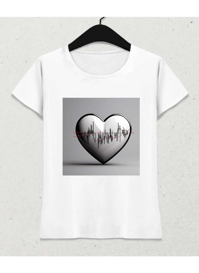 Valentine's Day My Heart Special Design Men's T-Shirt (Size L)