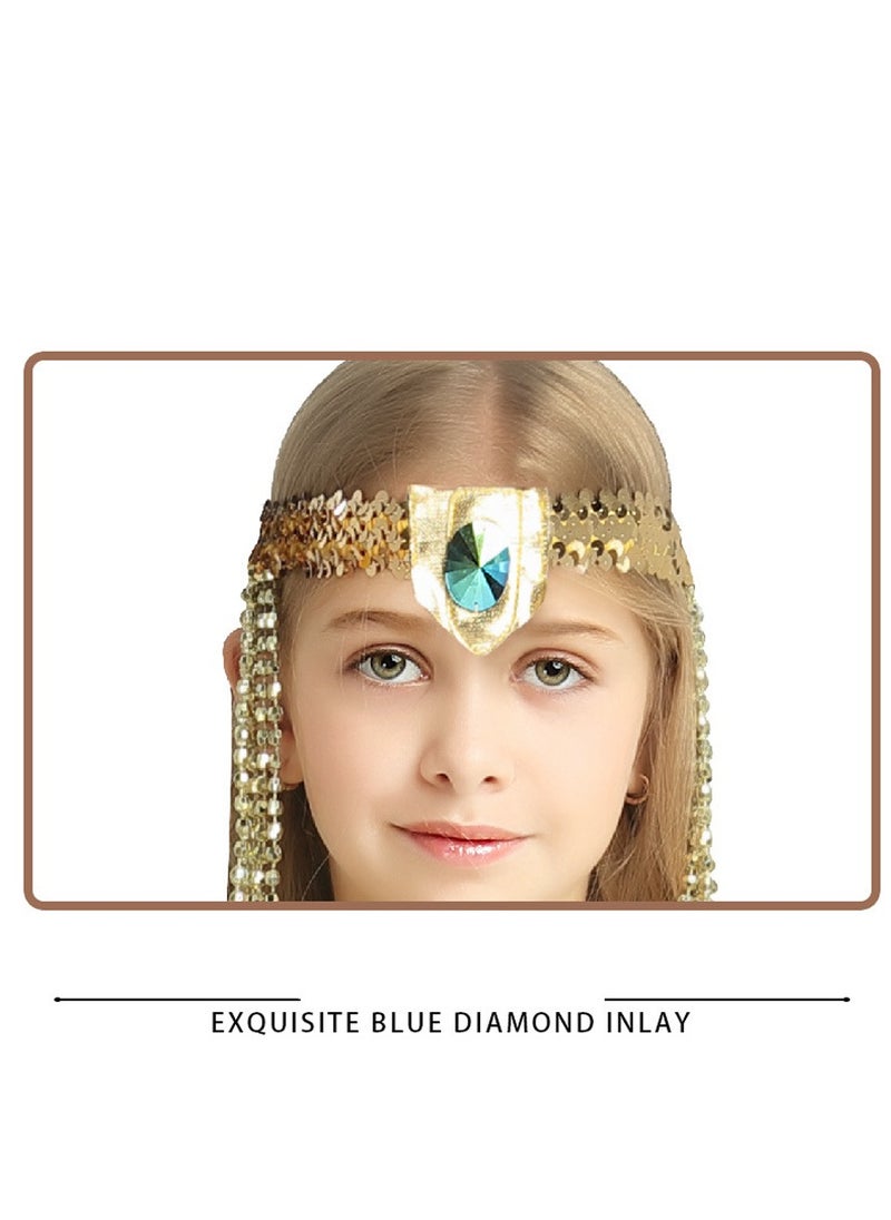 Al Aoyama Egyptian Queen Costume Purim Girls Masquerade Cosplay Children's Clothes