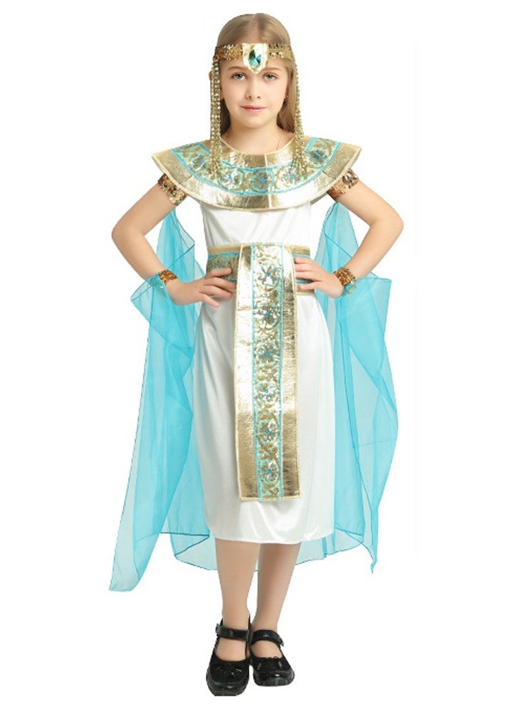 Al Aoyama Egyptian Queen Costume Purim Girls Masquerade Cosplay Children's Clothes