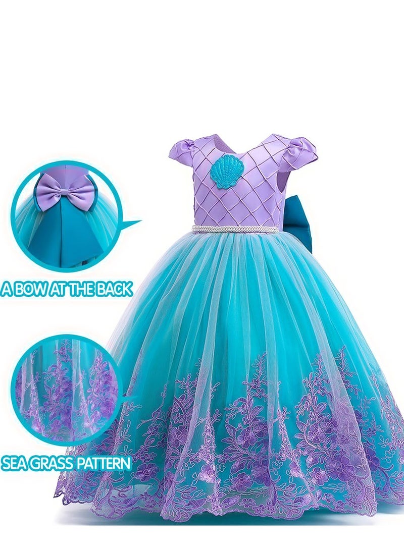 Al Aoyama Light Up Princess Dress Girls Costumes Outfit for Teens Kids Toddler, 2-10 Years