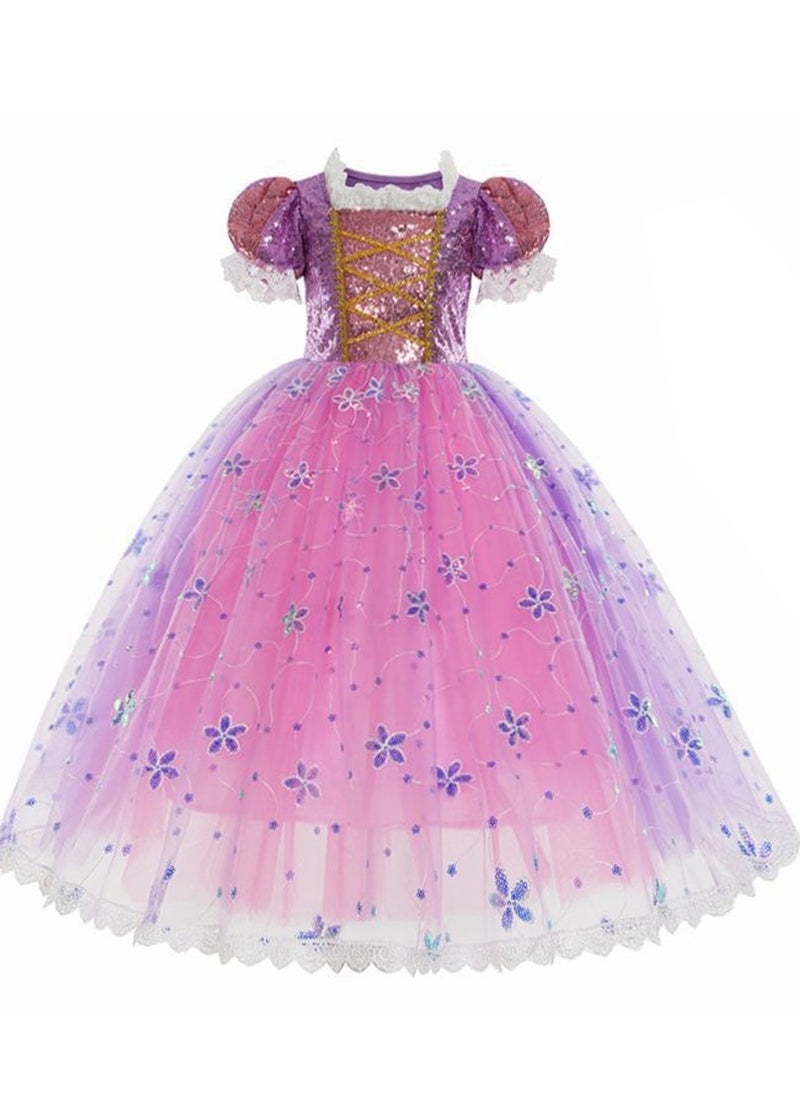Al Aoyama Princess Dresses for Girls - Light Up Princess Costume for Little Girls Toddler Age 3-8