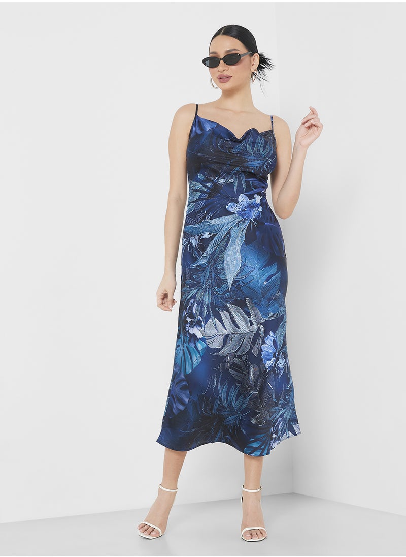 Satin slip dress