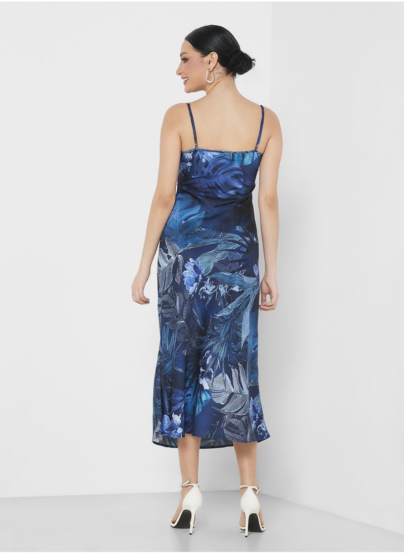 Satin slip dress