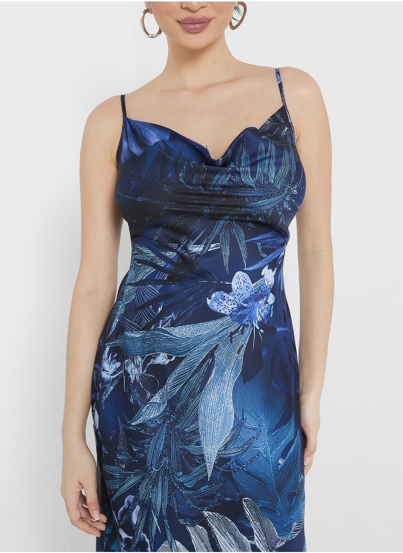 Satin slip dress
