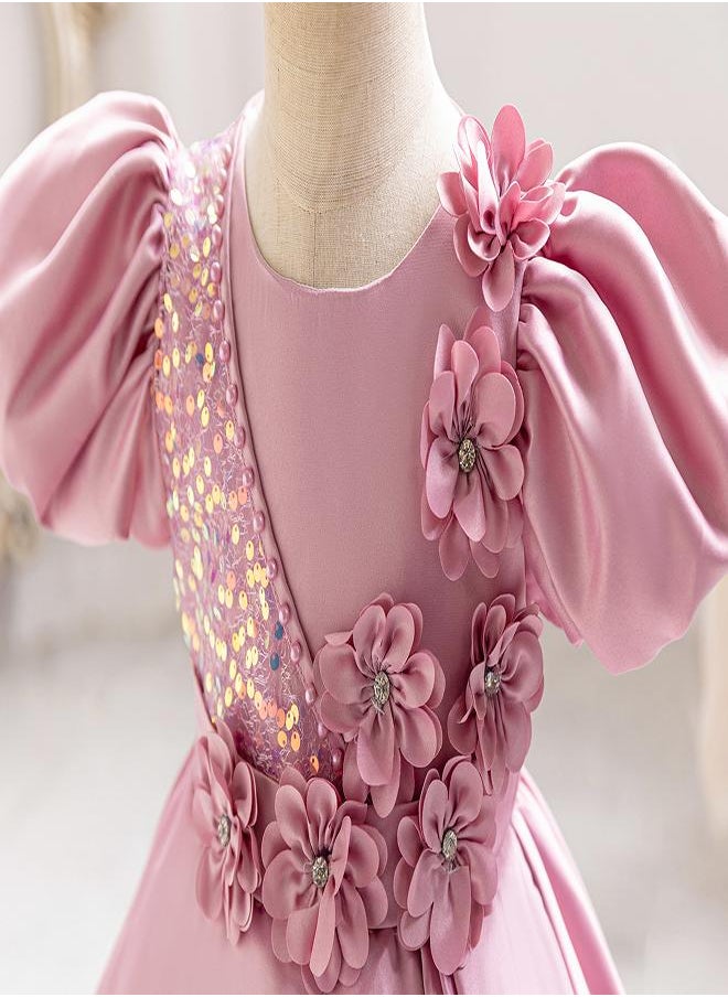 Floral Appliqué Dress