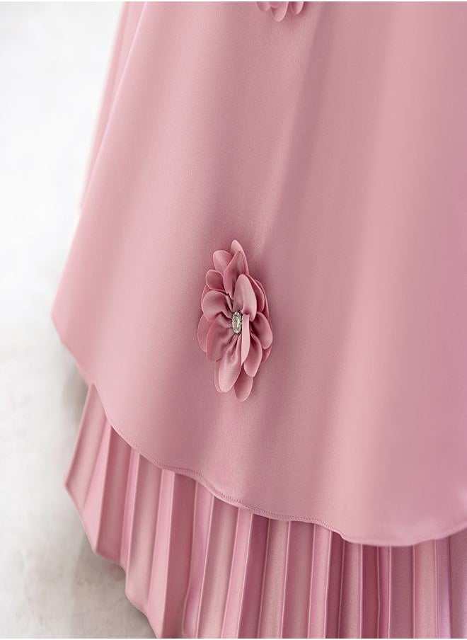 Floral Appliqué Dress
