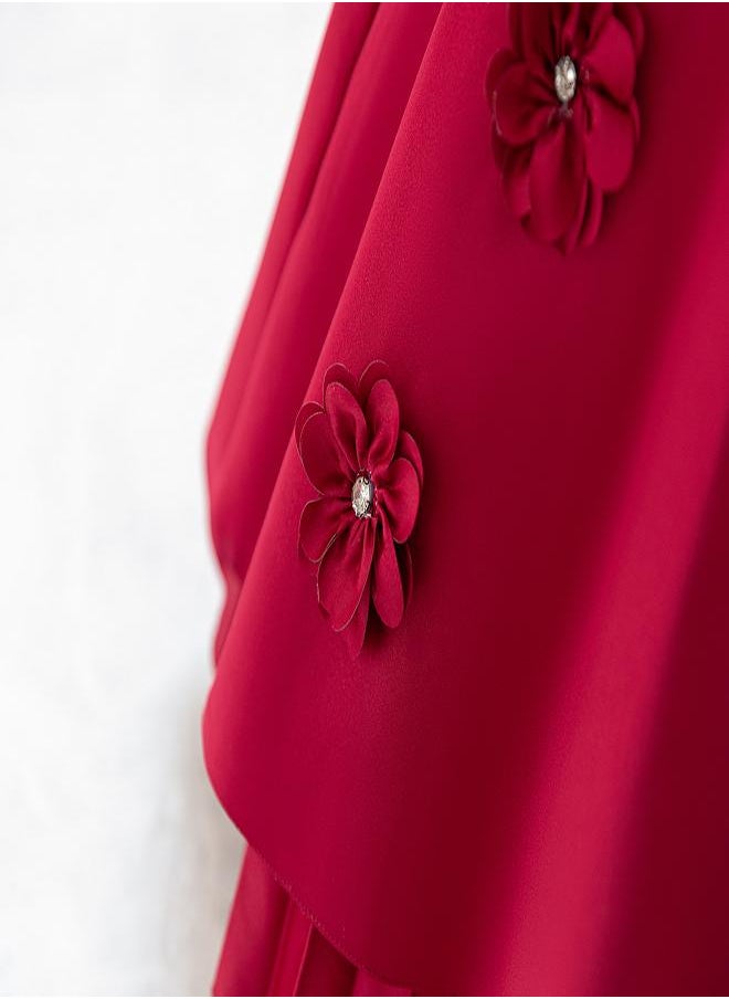 Floral Sequin Party Dress