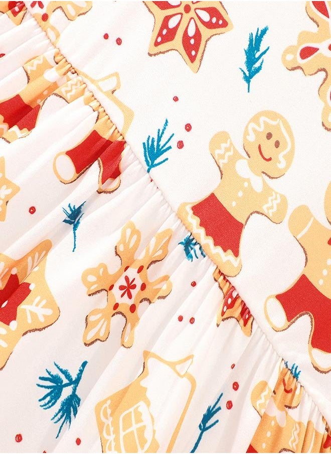 Holiday Print Dress